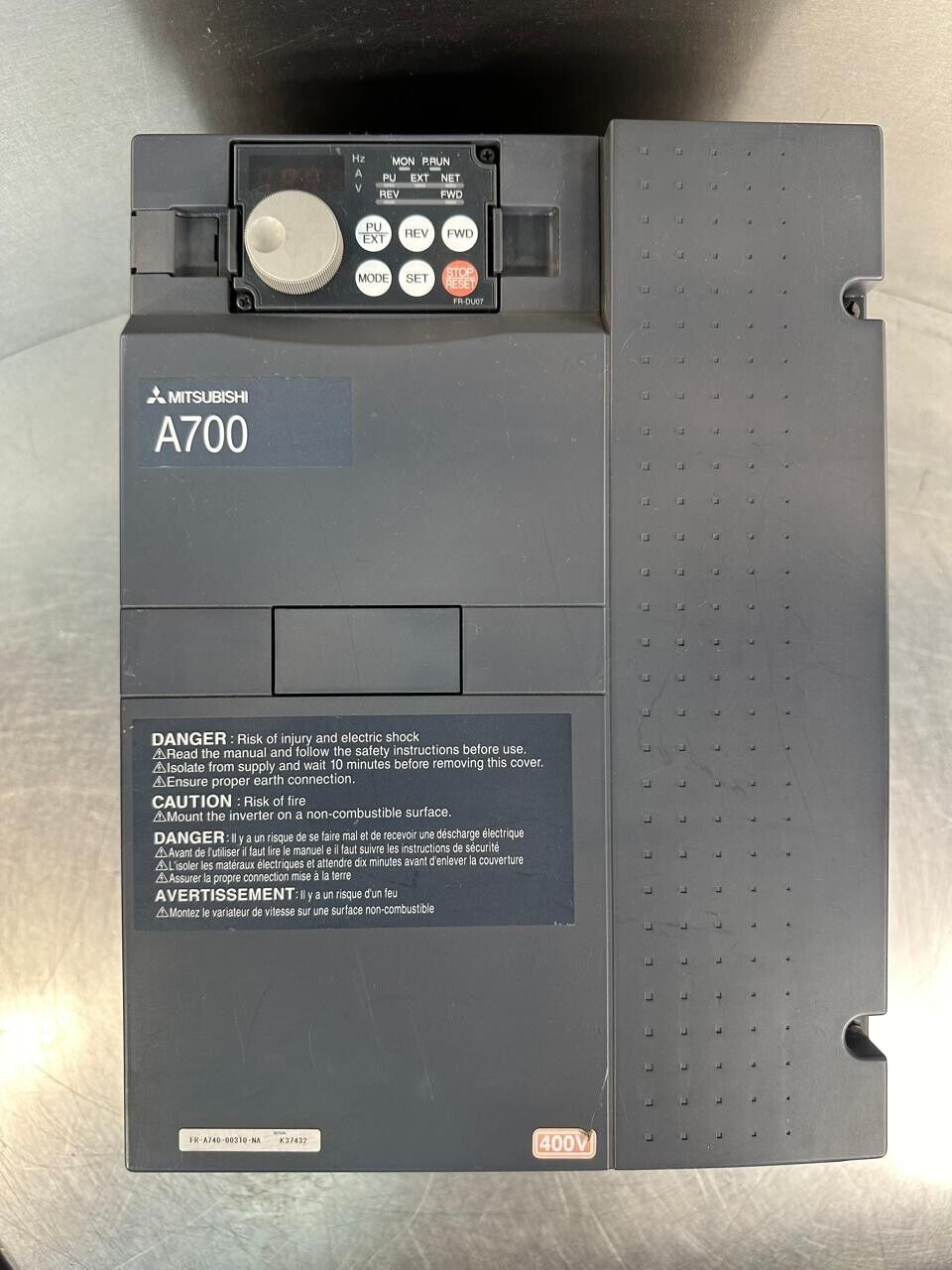 Mitsubishi A700 FR-A740-15K Inverter  15KW 380V           (1D-02)