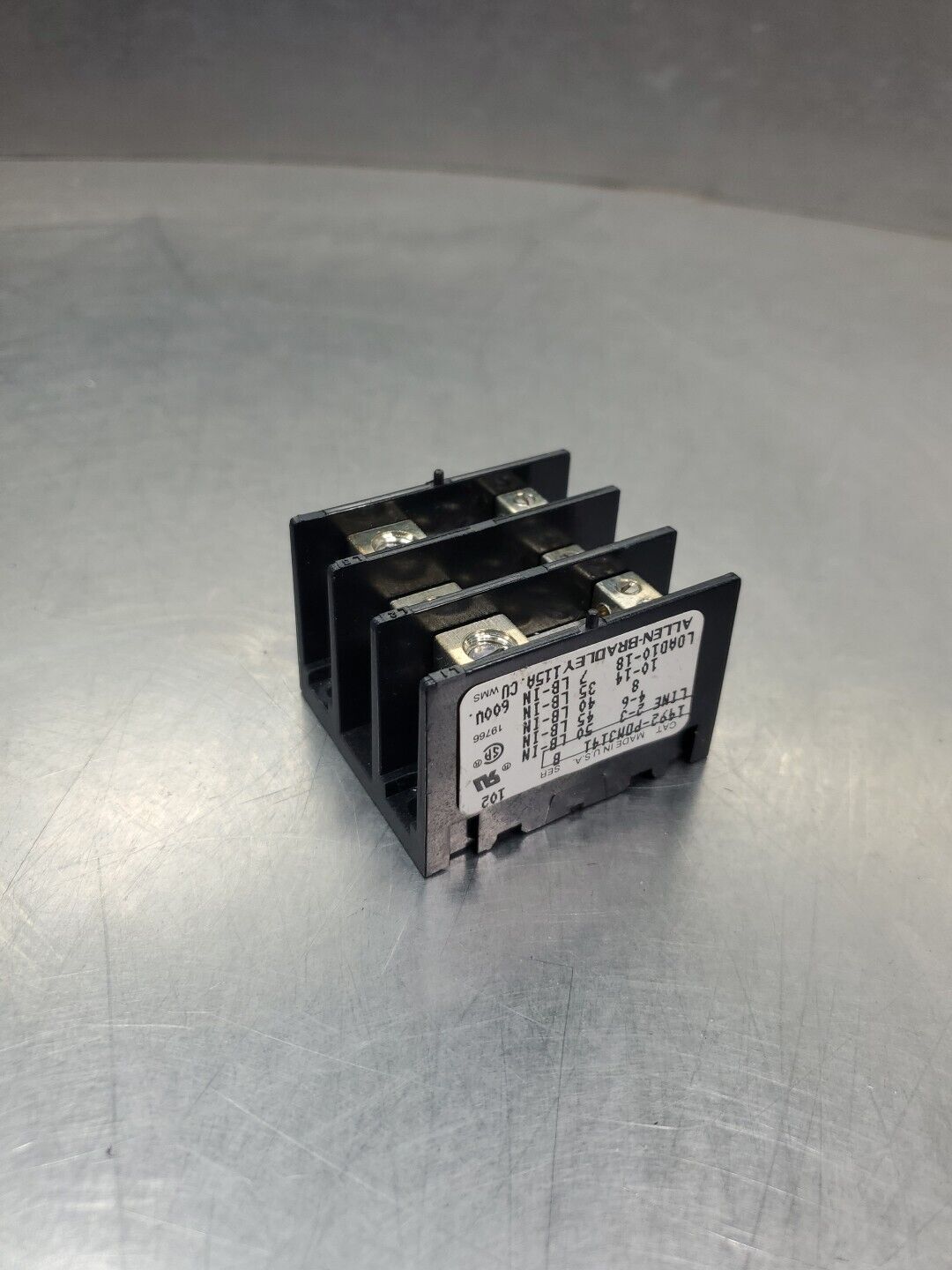 ALLEN BRADLEY 1492-PDM3141 SER B TERMINAL BLOCK.                           4E-16