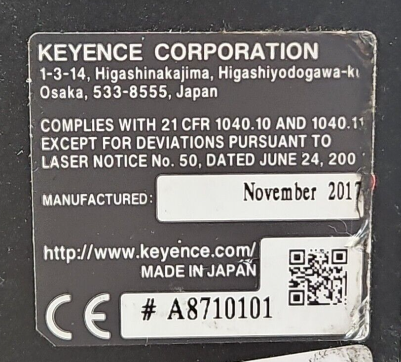 Keyence LJ-V7300 Laser sensor head (BIN4.4.4)