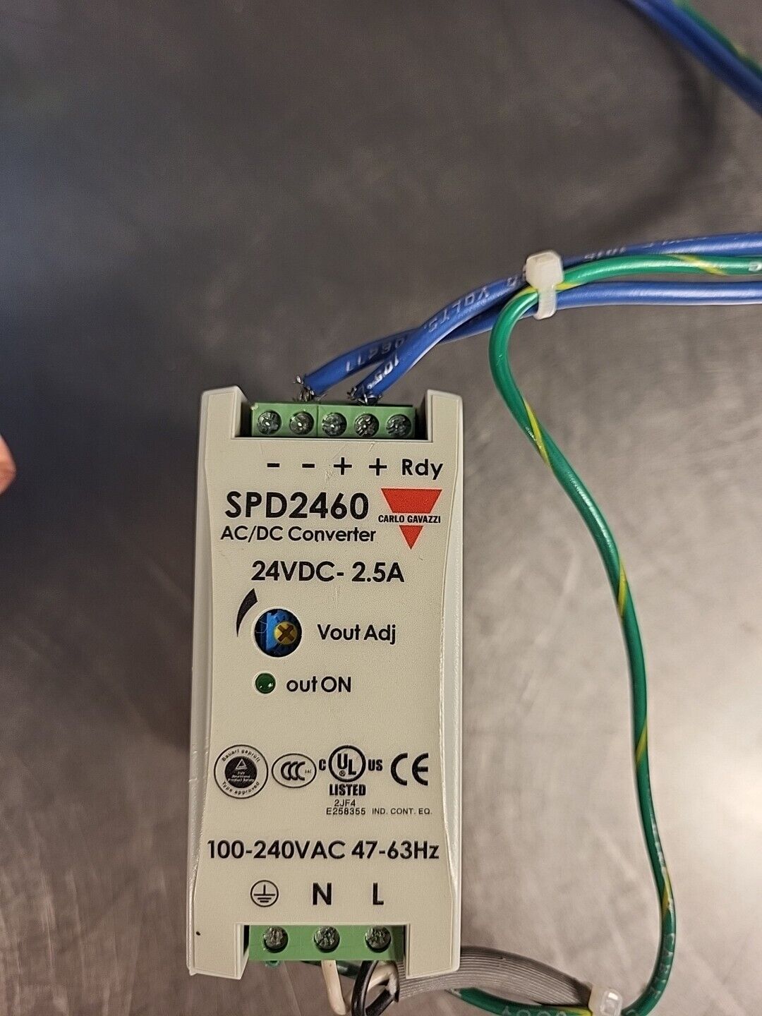 Carlo Gavazzi  SPD2460 Power Supply 100/240VAC 24VDC (BIN 3.5.1)