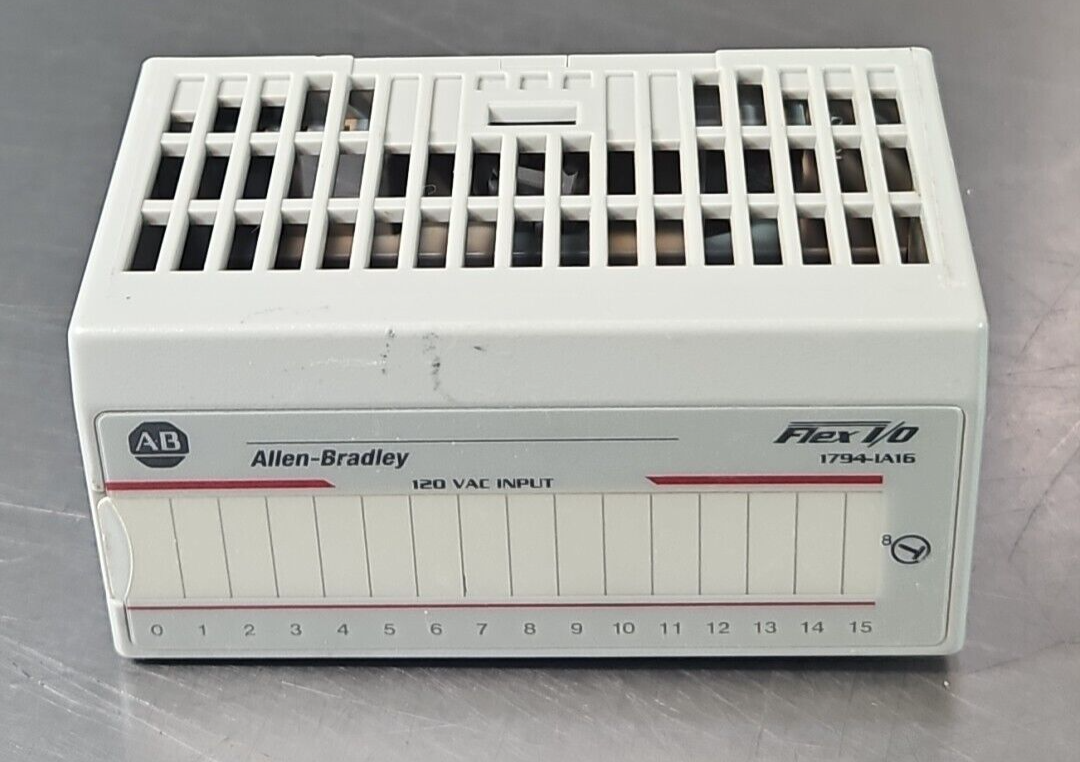 Allen Bradley 1794-IA16 Ser A Flex I/O 120VAC Input Module               loc3E37