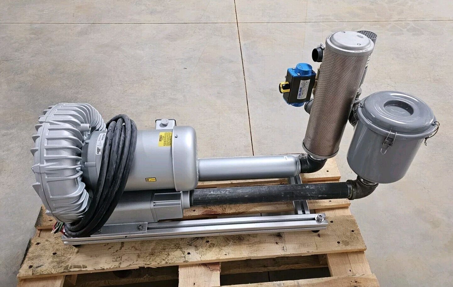 GAST IDEX Regenair R6350A-2 Blower 215/180CFM 5HP (Full assembly)