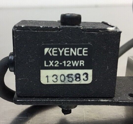 Keyence LX2-12WT + LX2-12WR Compact Laser Thrubeam Sensor System.        5E-34/5