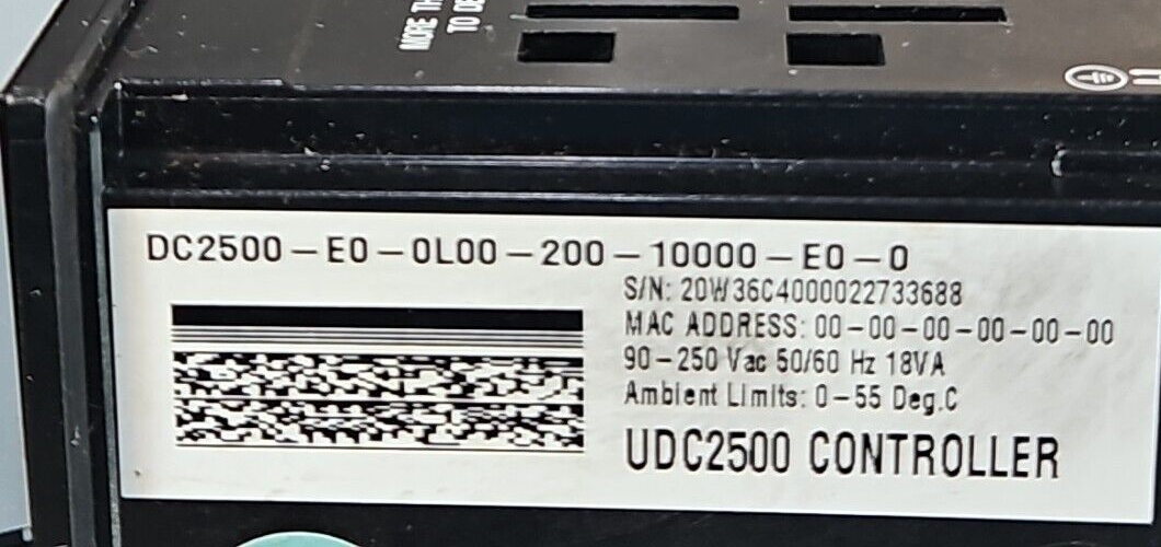 Honeywell DC2500-E0-0L00-200-10000-E0-0  Controller      loc