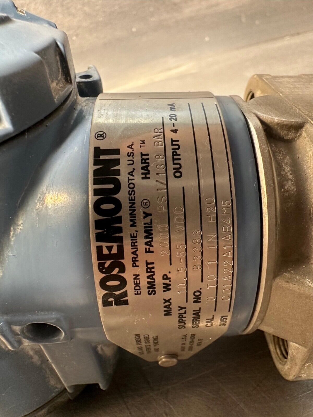 Rosemount 3051CD1A22A1AB4M5 / 3051CD1A22A1AB4M5 Pressure Transmiter (6-C6)