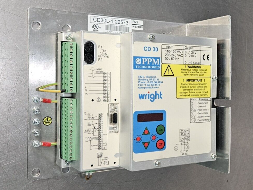 PPM Technologies MFS-173 / CD30L-1-22573  Controller                      loc4C4