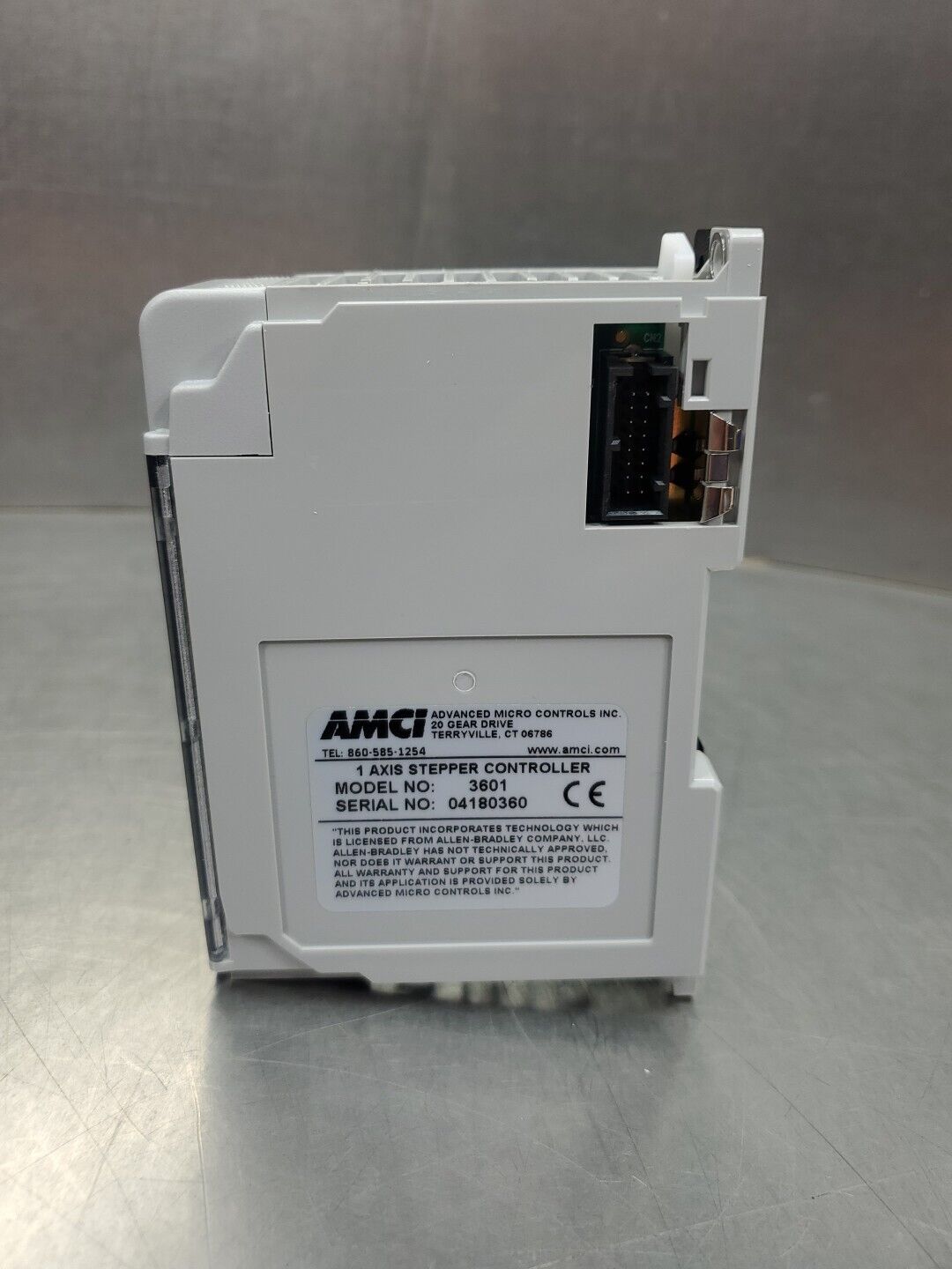 AMCI 3601 1-AXIS Stepper Controller                                        3E-34