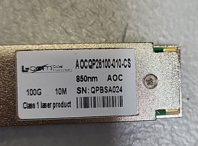 Active Optical Cable QSFP28 100Gbps 10M, Cisco Compat/AOCQP28100-010-CS (BIN461)