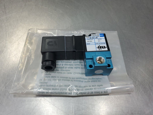 MAC 111B-501JB Solenoid Valve, 24VDC 6 Watts.                              6A-12