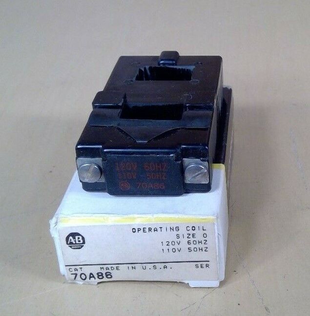 Allen-Bradley 70A86 Operating Coil Size: 0                                  4E-1