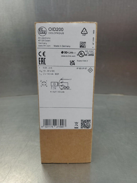 IFM Electronic OID200 (OIDLCPKG/US) SENSOR, 10-30VDC.                      5D-33