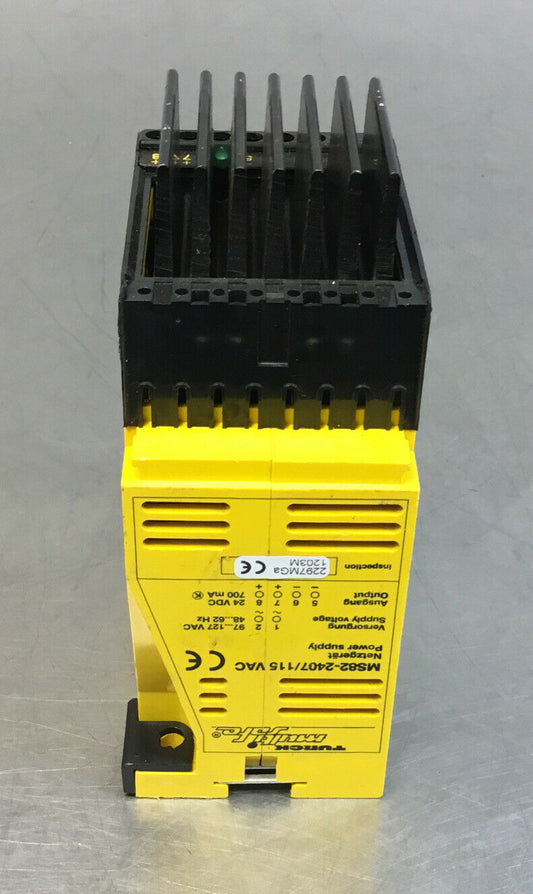 TURCK MS82-2407/115VAC  Netzgerat Power Supply Out: 24VDC 700mA   4B