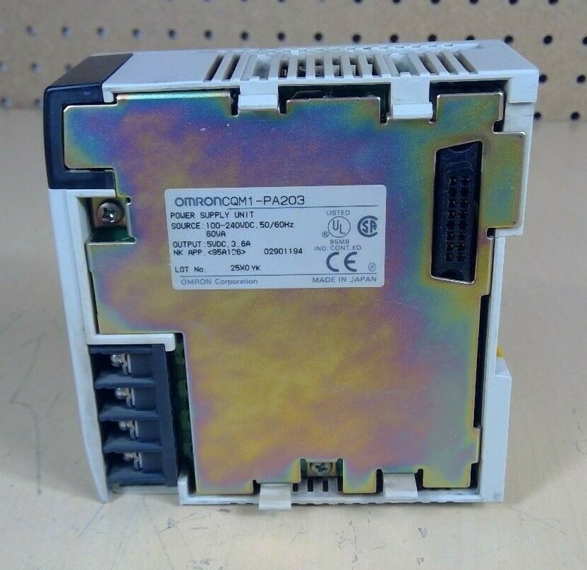 Omron Corporation CQM1-PA203 Power Supply Unit 100-240VDC 50/60Hz             3H