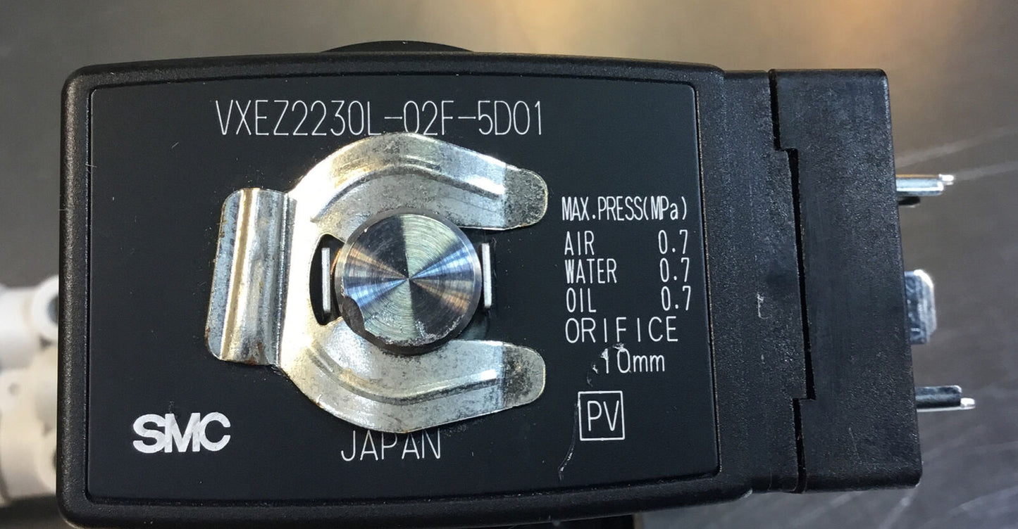 SMC  VXEZ2230L-02F-5D01  Solenoid Valve     6D