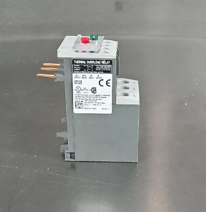 Carlo Gavazzi GT32S Thermal Overload Relay                                3D-31