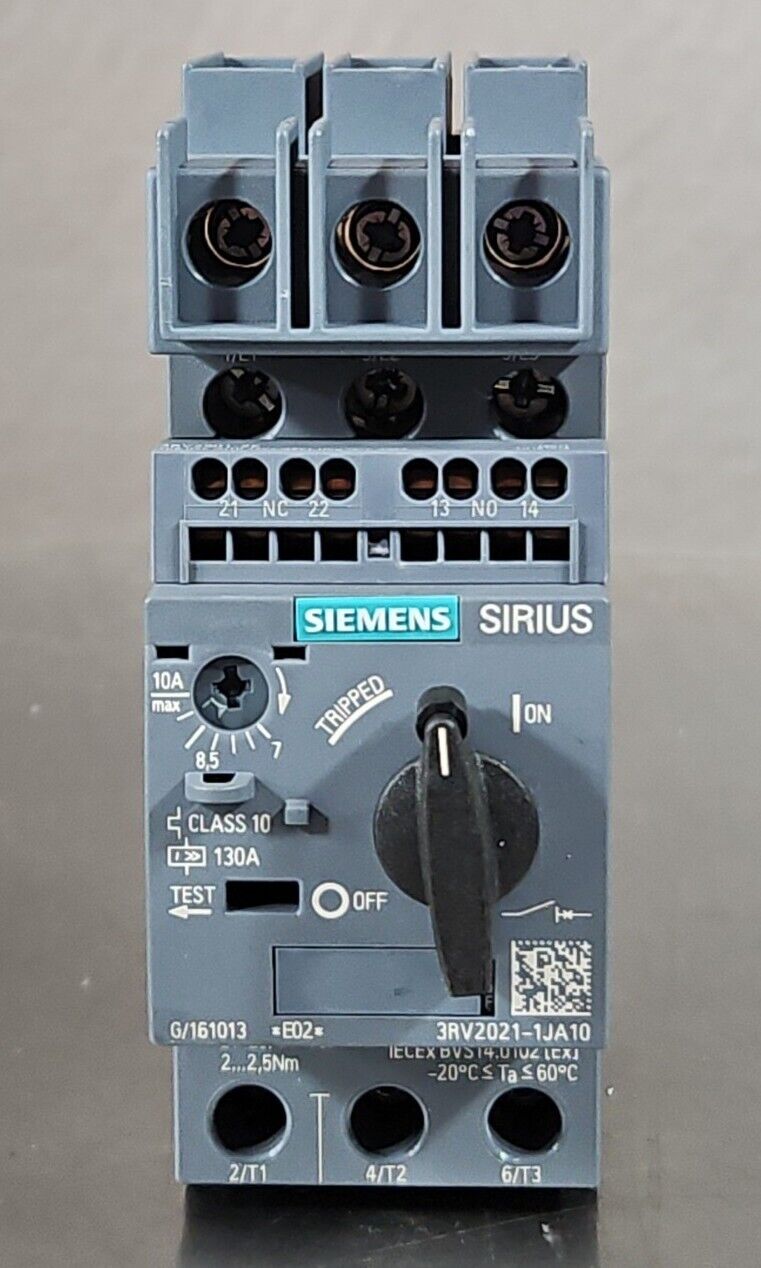 Siemens 32RV2021-1JA10 SIRIUS Circuit Breaker                              4D-21