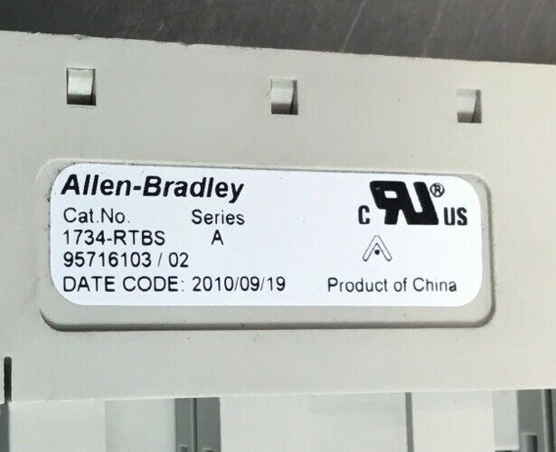 Allen Bradley 1734-RTBS Series A Terminal Block    3D-20