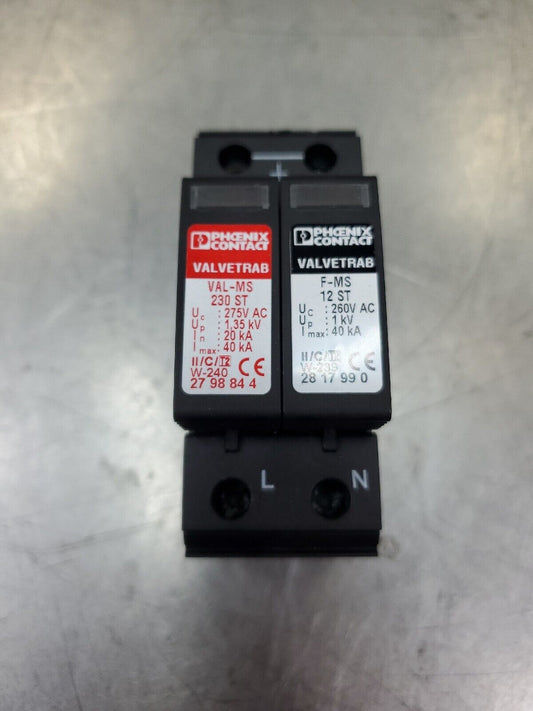 PHOENIX CONTACT VALVETRAB VAL-MS 230 ST/F-MS 12 ST Module.                 4E-23