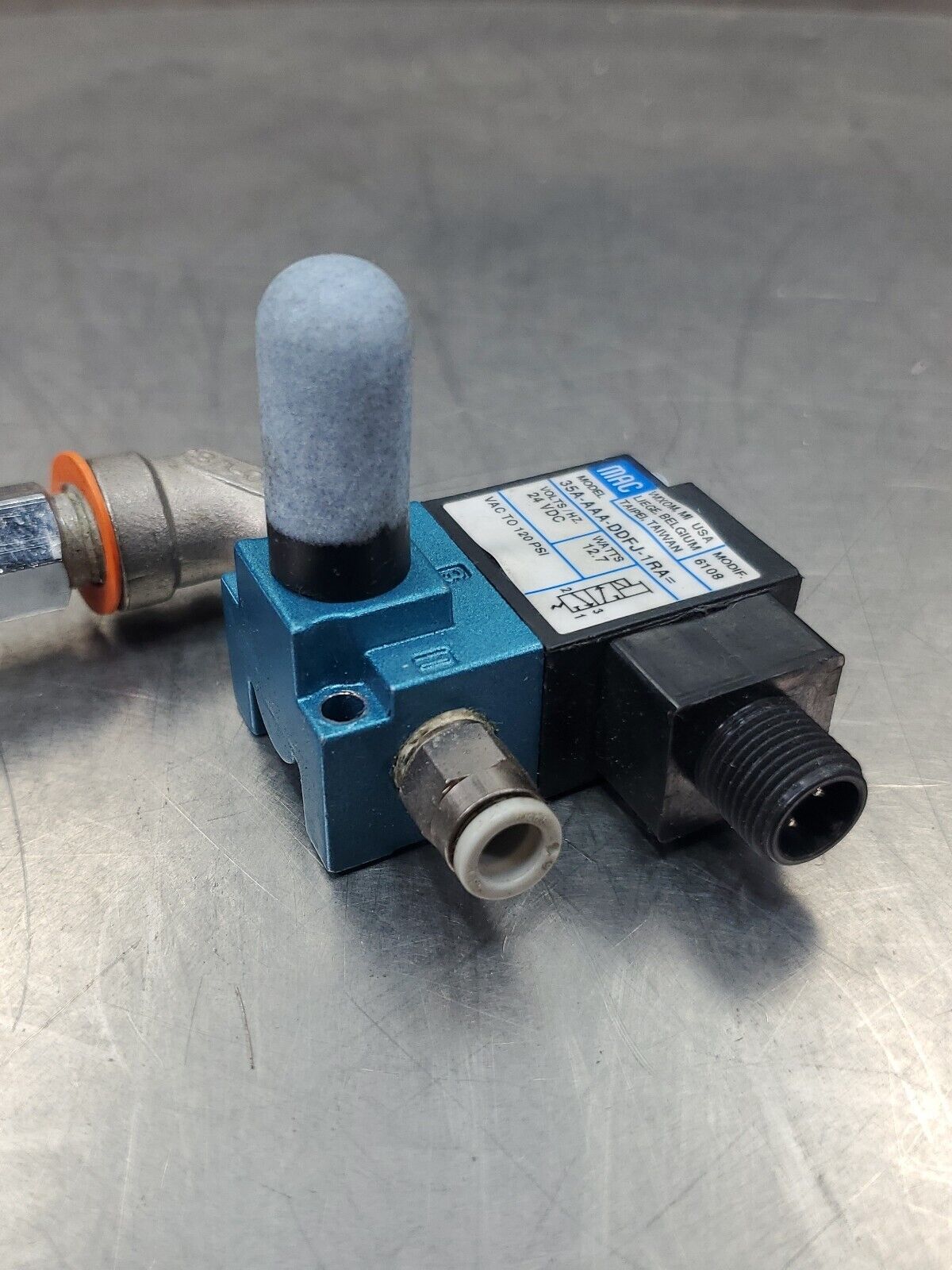 MAC 35A-AAA-DDFJ-1RA 3-Port Electronic Control Solenoid Valve.             6E-11