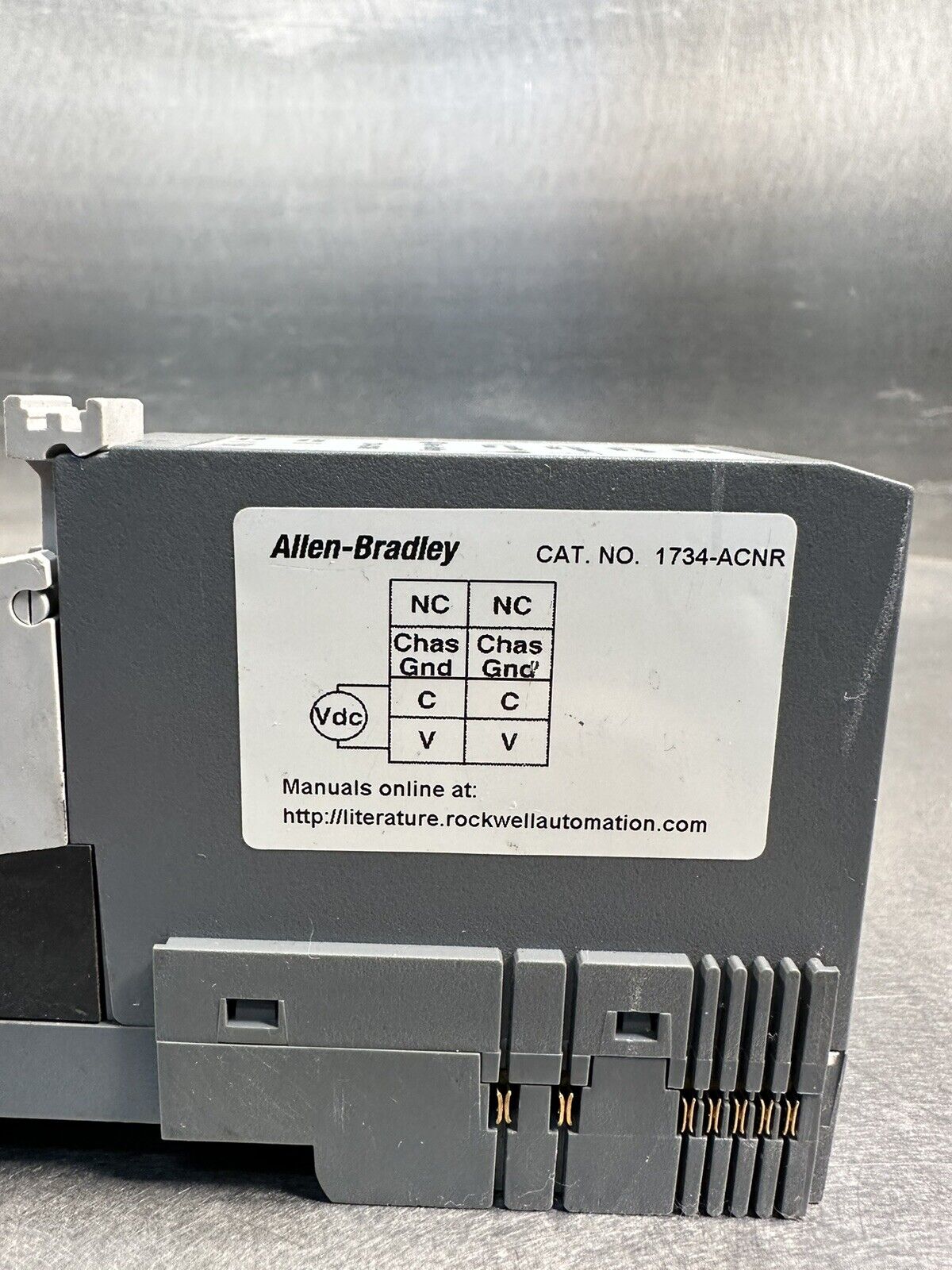 ALLEN BRADLEY 1734-ACNR SERIES A  ADAPTOR MODULE 1734ACNR. (BIN-1.1.1)