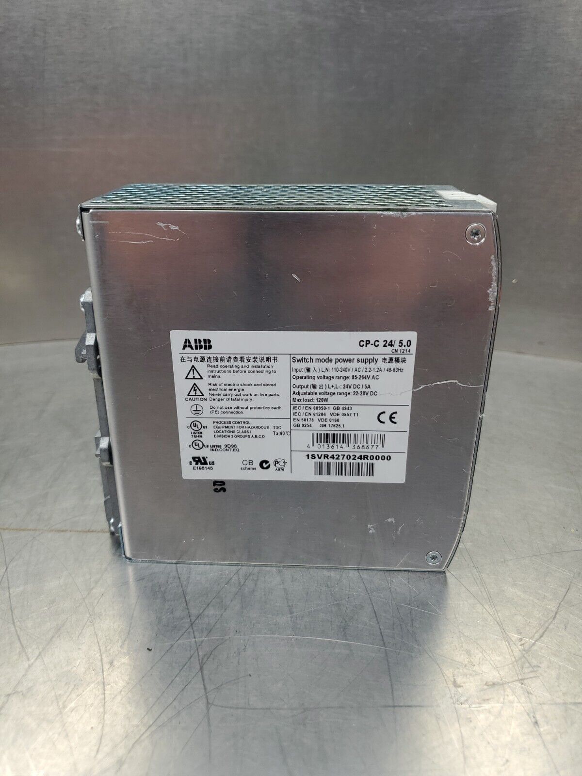 ABB CP-C 24/5.0 (1SVR427024R0000) Switch Mode Power Supply.                   4G