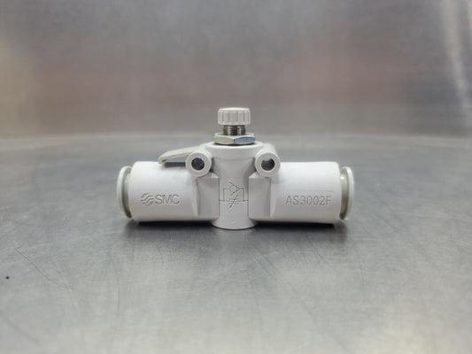 SMC AS3002F Speed Control Valve, 12MM Tube, 3/8 In Stem.                   6D-11