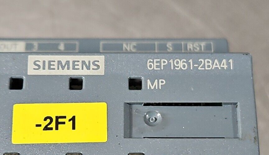 Siemens 6EP19612BA41 Power Supply Selectivity Module - SITOP PSE200U.      4E-17