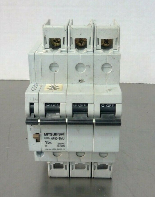 Mitsubishi Electric -  NF50-SMU 3 15 - 3P 15A No-Fuse Breaker - AX-05SMU      4D