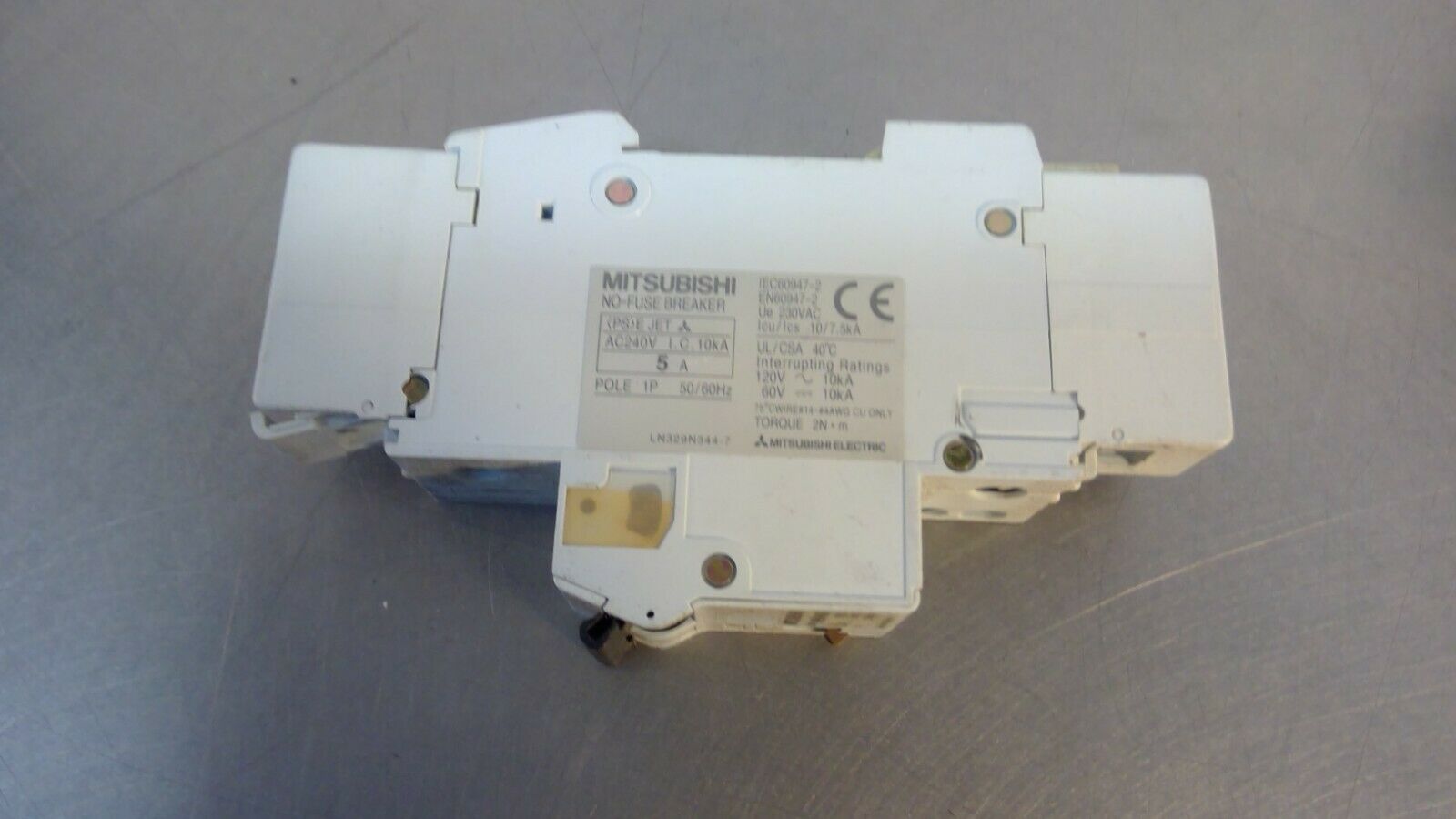 Mitsubishi Electric - NF50-SMU 1 5 - 1P 5A No-Fuse Breaker - AX-05SMU ...