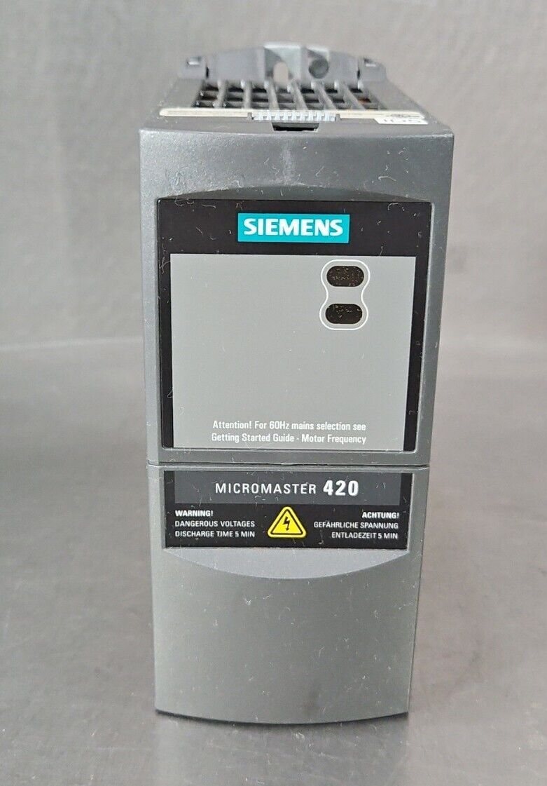 Siemens 6SE6420-2UD17-5AA1 Inverter.     Loc 1D-1