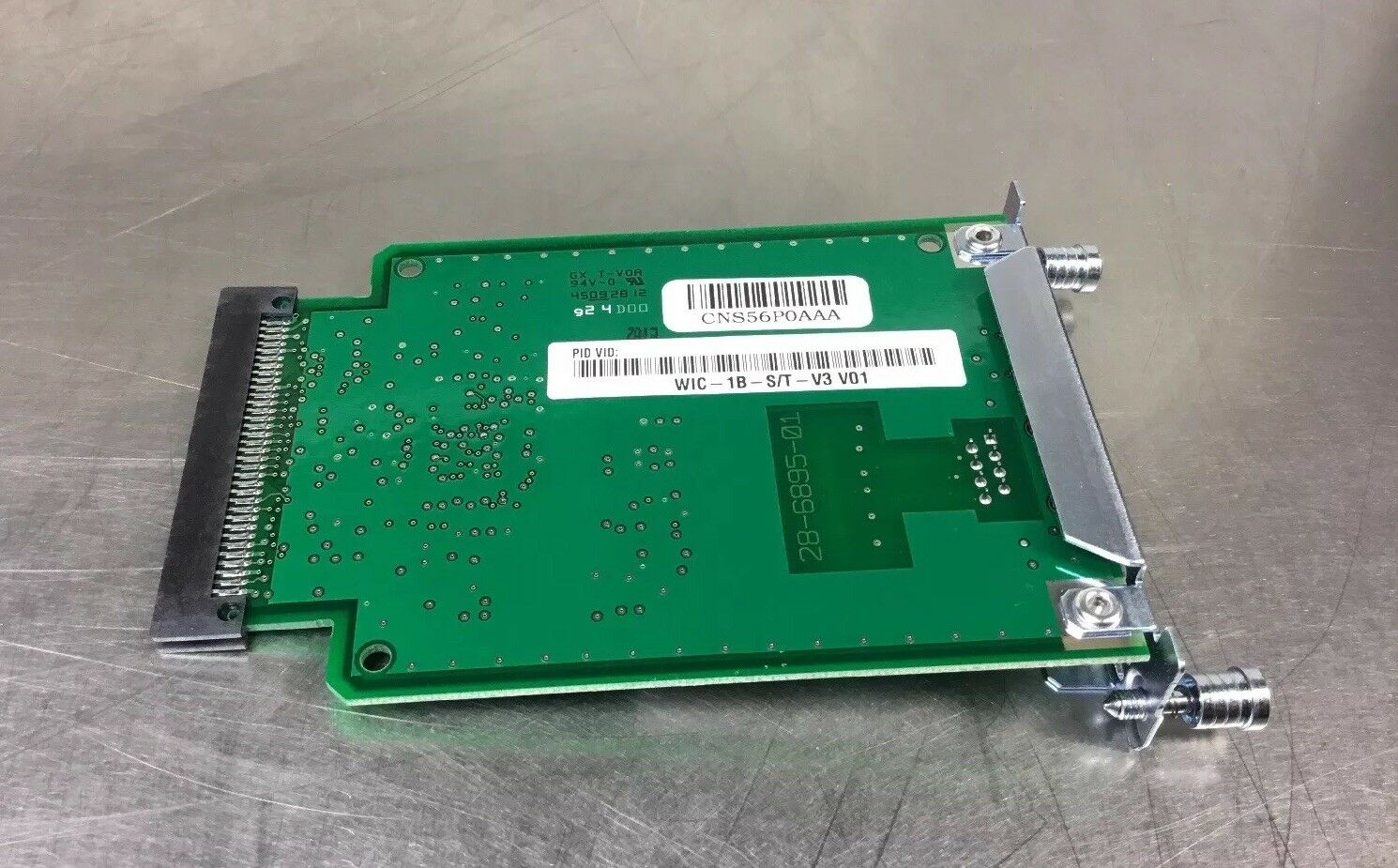 Cisco WIC-1B-S/T V3 Single Port ISDN WAN Interface Module Card 73-9368-01  3D-8