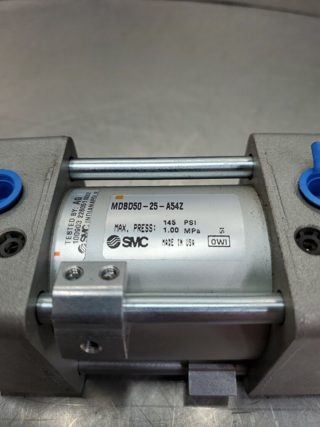 SMC MDBD50-25-A54Z 145PSI Pneumatic Cylinder.                              6B-11