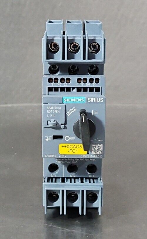 Siemens 3RV2711-AD10 Circuit Breaker                                       4E-20