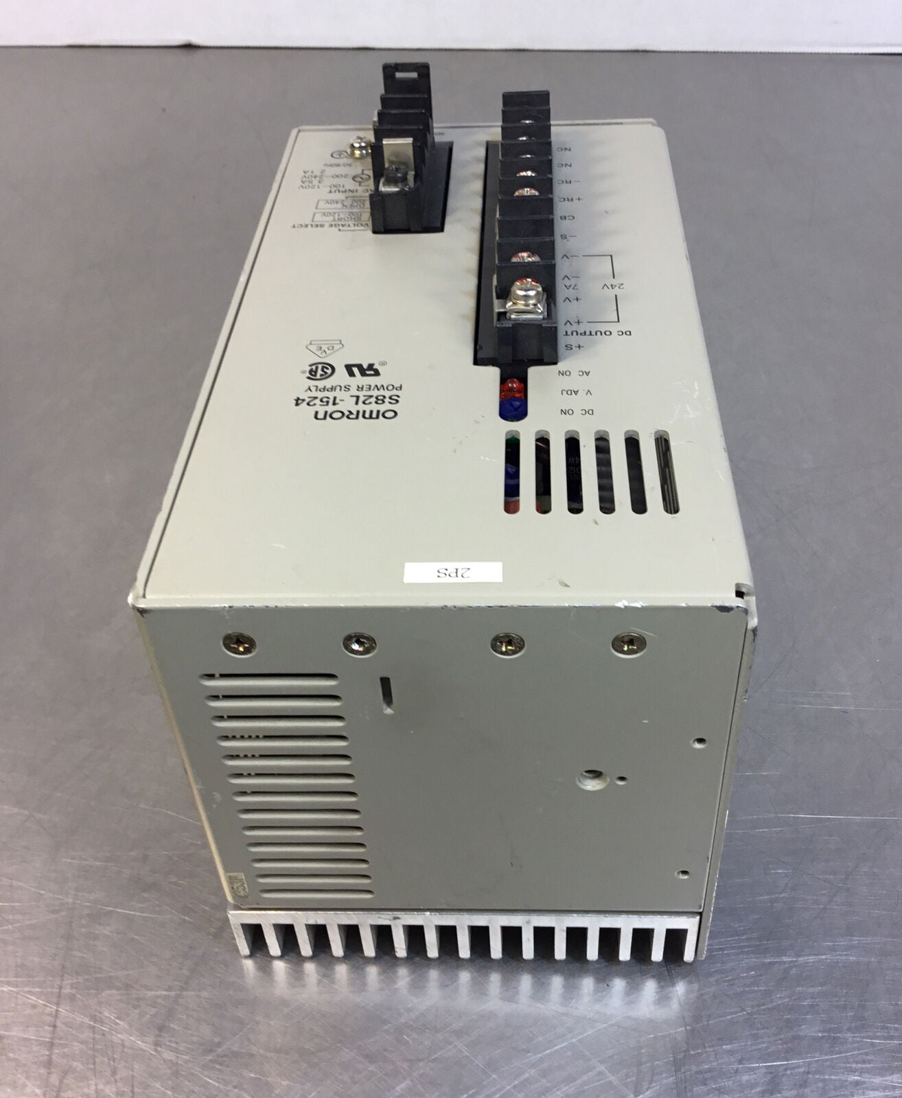 Omron Power Supply S82L-1524   100-120/200-240 VAC 24 VDC   4B