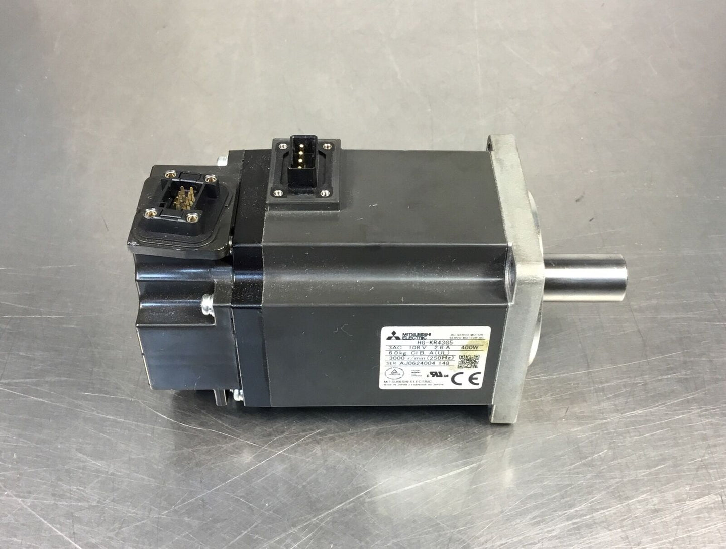 MITSUBISHI HG-KR43G5 Servo Motor 400W 3000RPM 108V 2.6A    1D