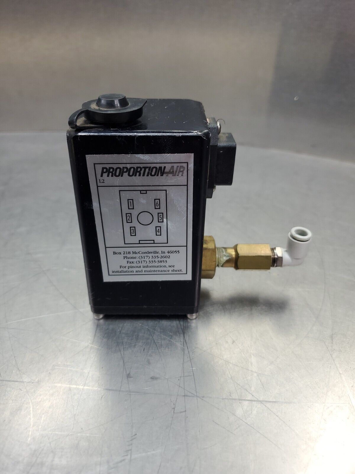 Proportion-Air PN: QB1TBNICZP100PSG Electro-Pneumatic Pressure Regulator.   6D-9