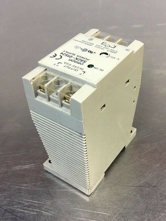 OMRON * POWER SUPPLY * S82K-01524 Out:24VDC 0.6A                            3D-1