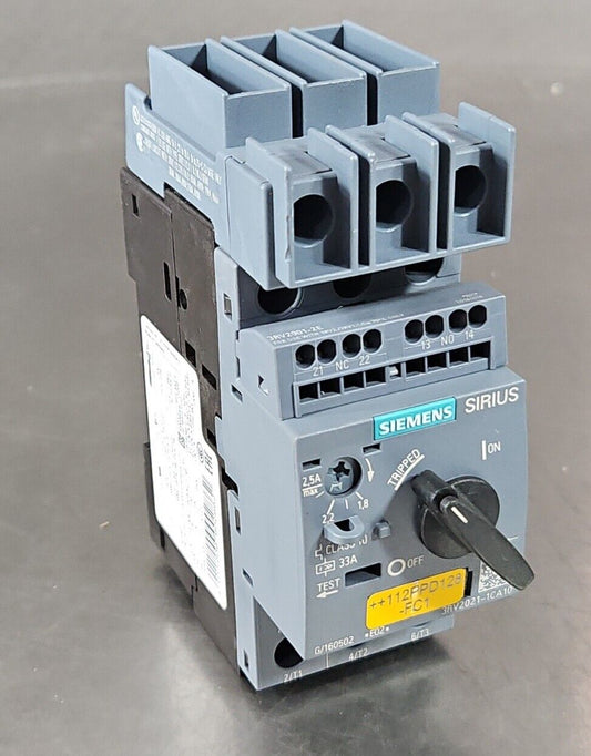 Siemens 3RV2021-1CA10 SIRIUS Circuit Breaker.                              4E-21