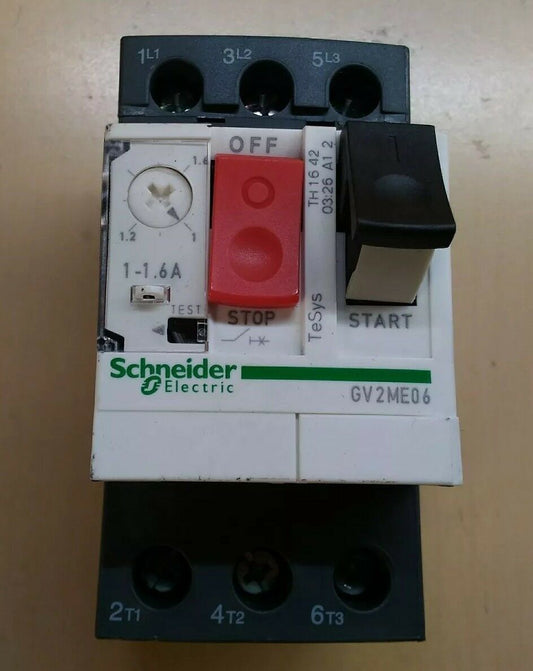 Schneider Electric GV2ME06 Motor Circuit Breaker IEC/EN 60947-4-1            4D