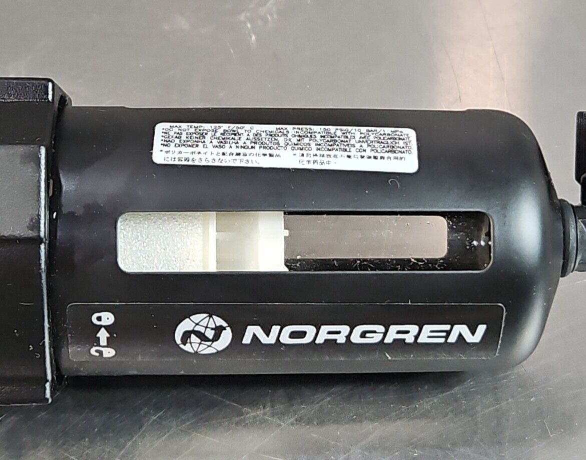 NORGREN F74G-6AN-QP3 EXCELON PNEUMATIC FILTER.                              6C-9