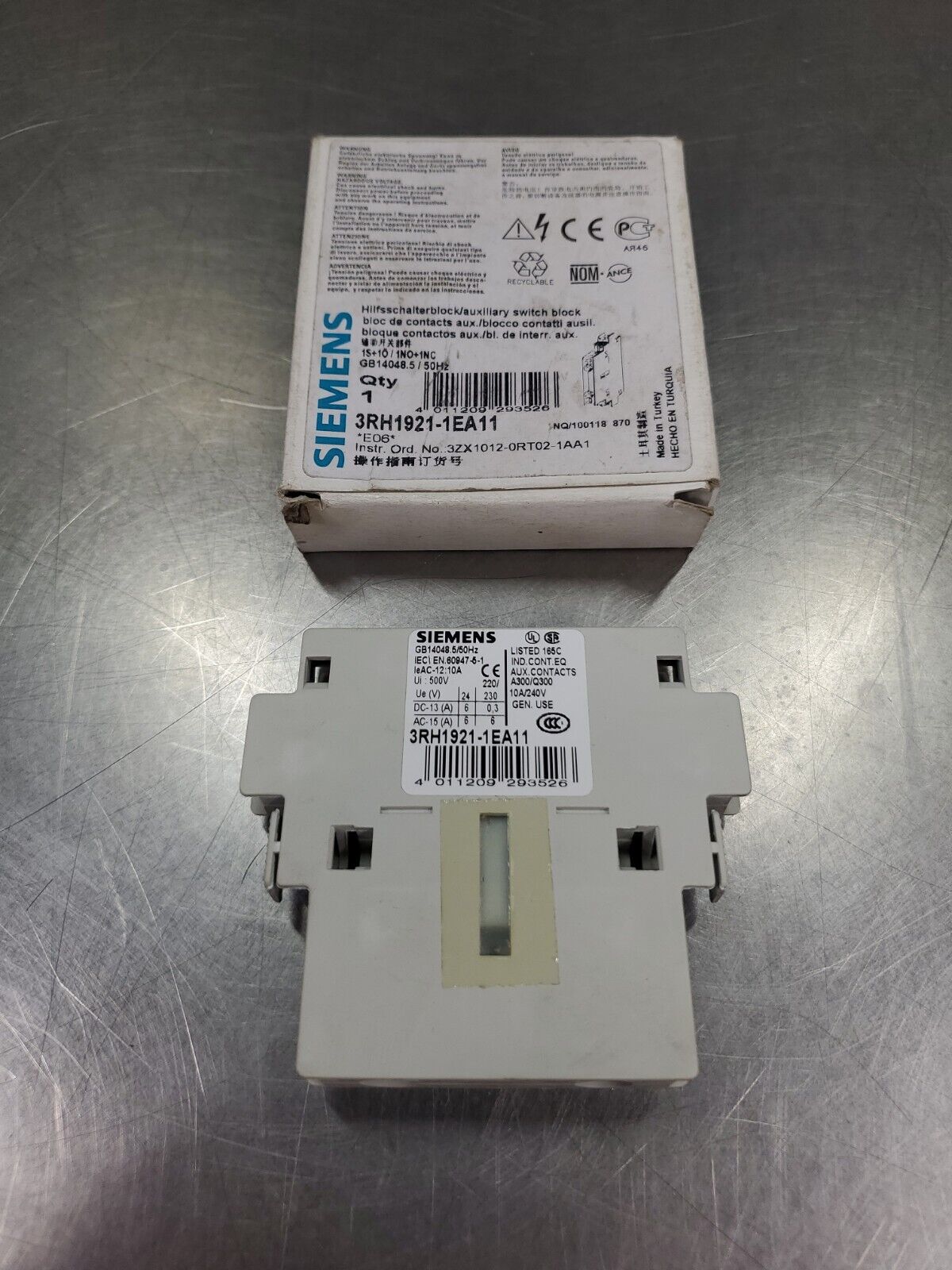 SIEMENS 3RH1921-1EA11 Contactor Module.                                    4-B-1