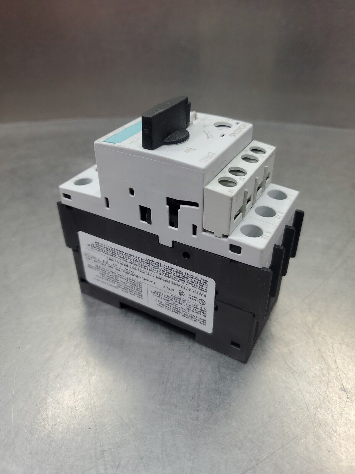 SIEMENS SIRIUS 3RV1021-1BA10 Motor Protection Circuit Breaker.              4C-1