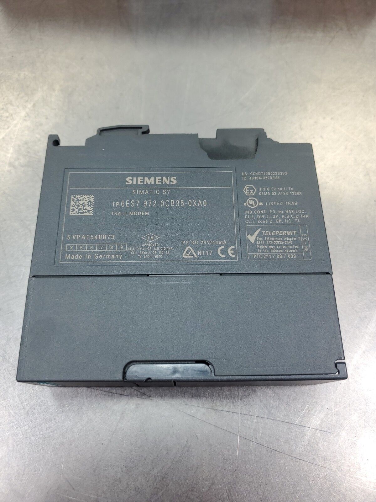 Siemens 6ES7 972-0CB35-0XA0 TS Adapter II Modem.                           3D-11