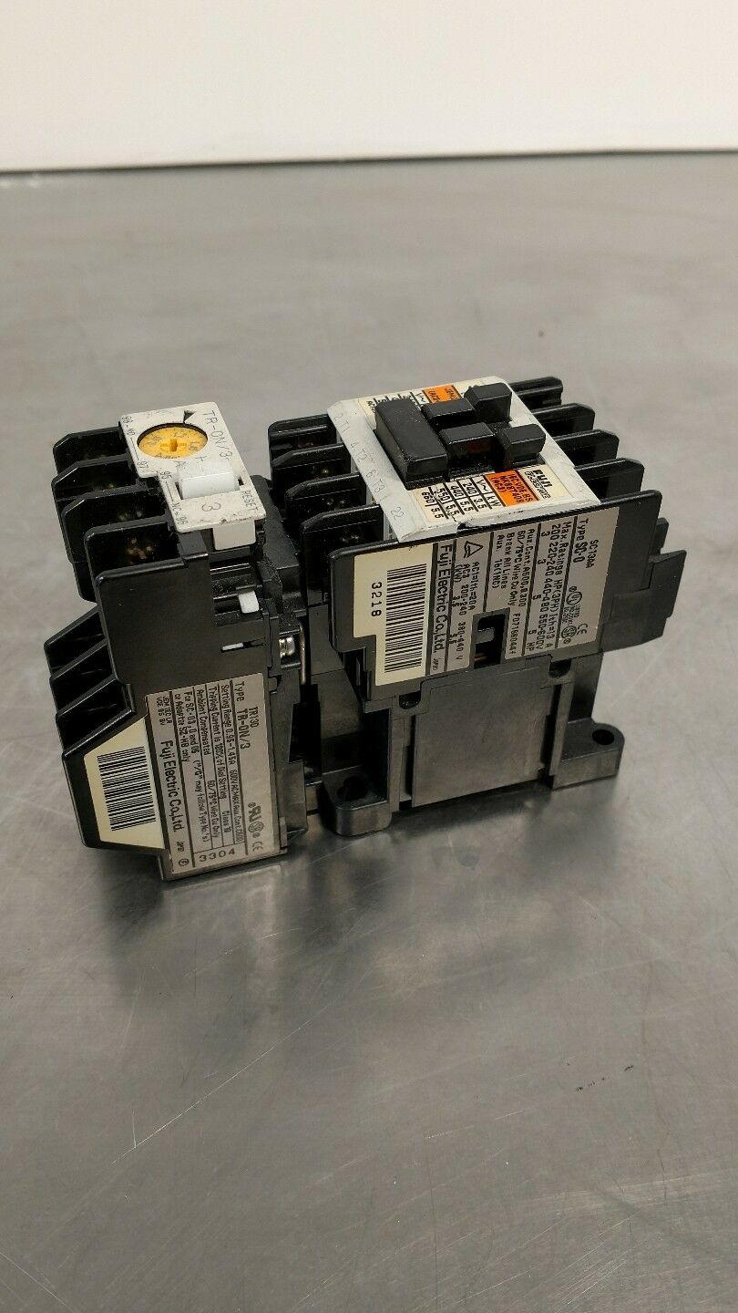 FUJI SC-0Y Contactor w/TR-ON/3 Module                                      4E-13