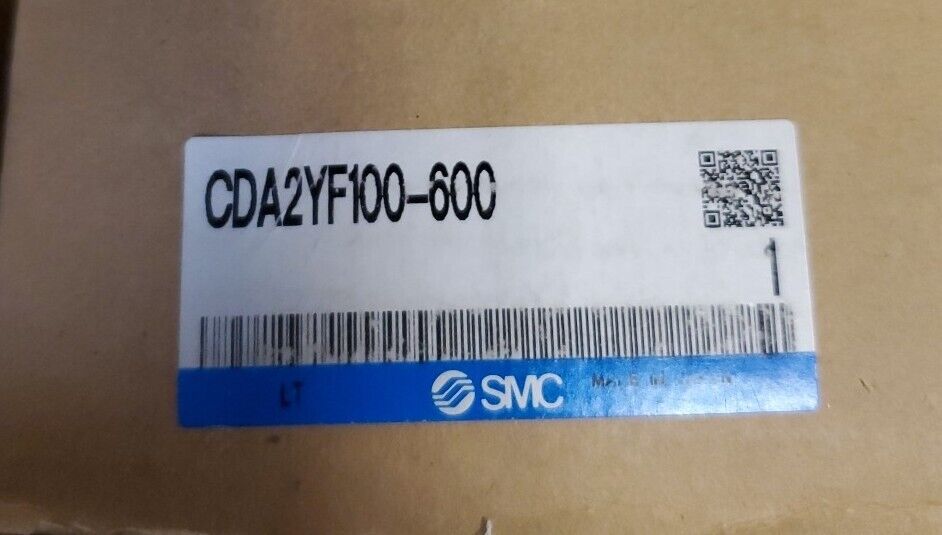 SMC CDA2YF100-600 PNEUMATIC CYLINDER.                                       6F-1