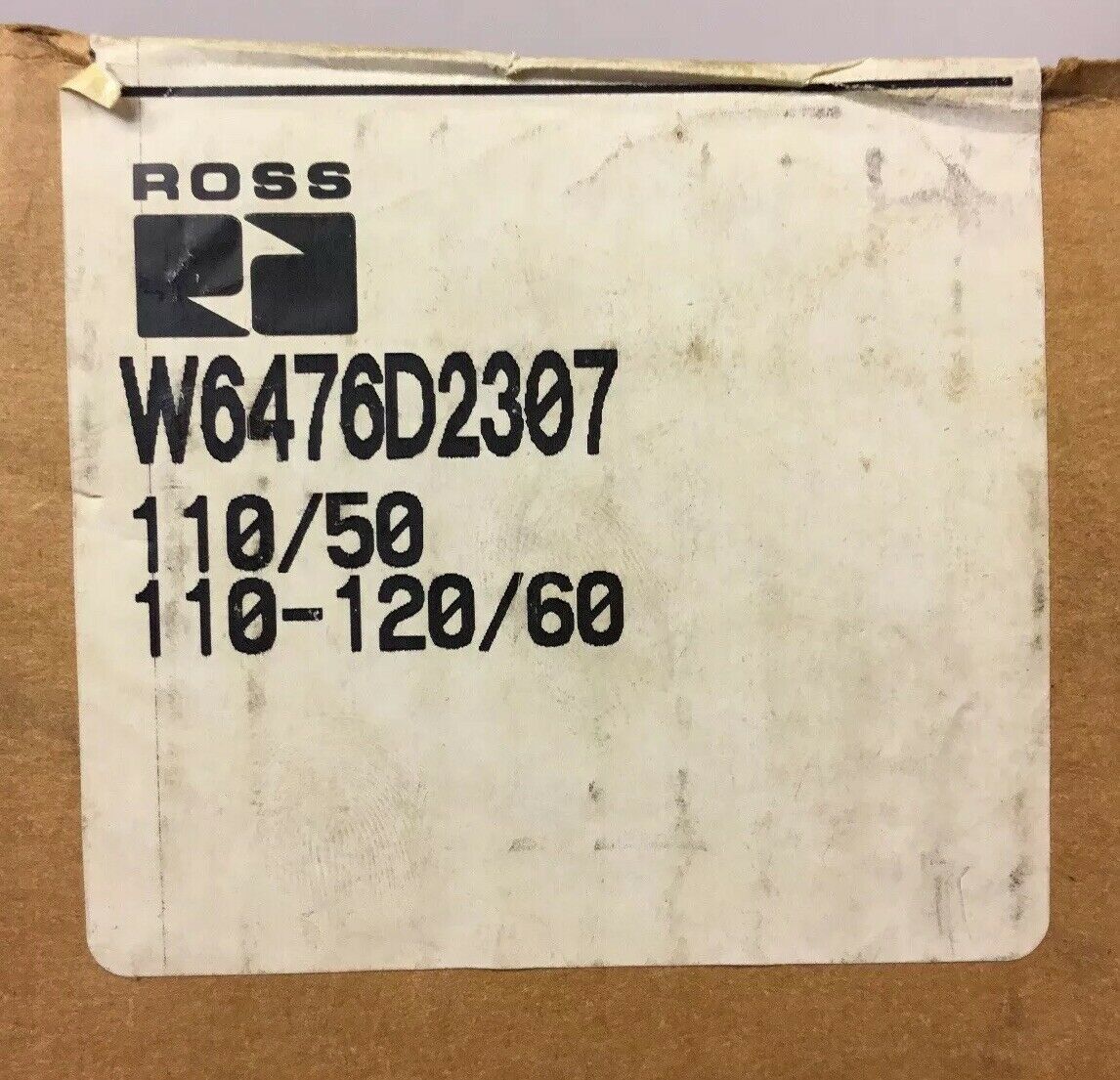 Ross W6476D2307 Pneumatic Valve    6B