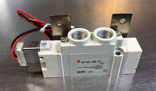 SMC  SY7120-5GD-02-F2  Solenoid 0.15-0.7MPa    Loc.6A