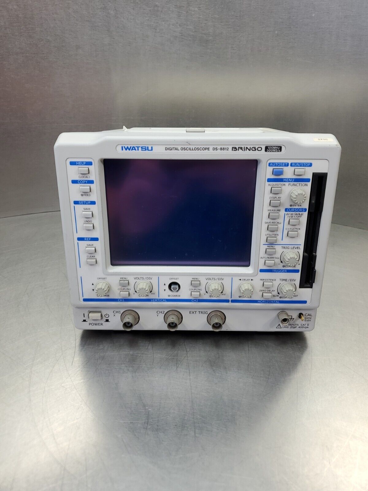 IWATSU DS-8812 100MHz 500MS/s Digital Oscilloscope. 4E-26