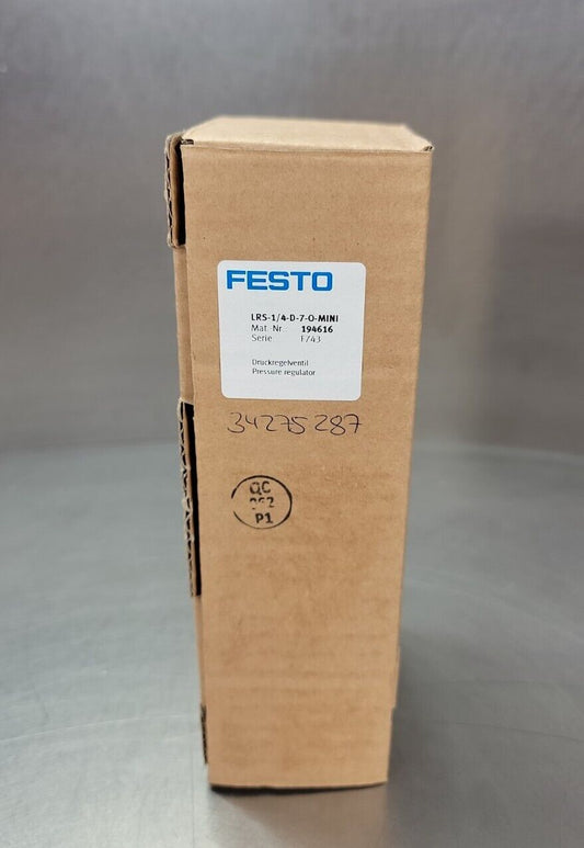 FESTO PRESSURE CONTROL VALVE LOCKABLE LRS-1/4-D-7-0-MINI 194616 loc.6C