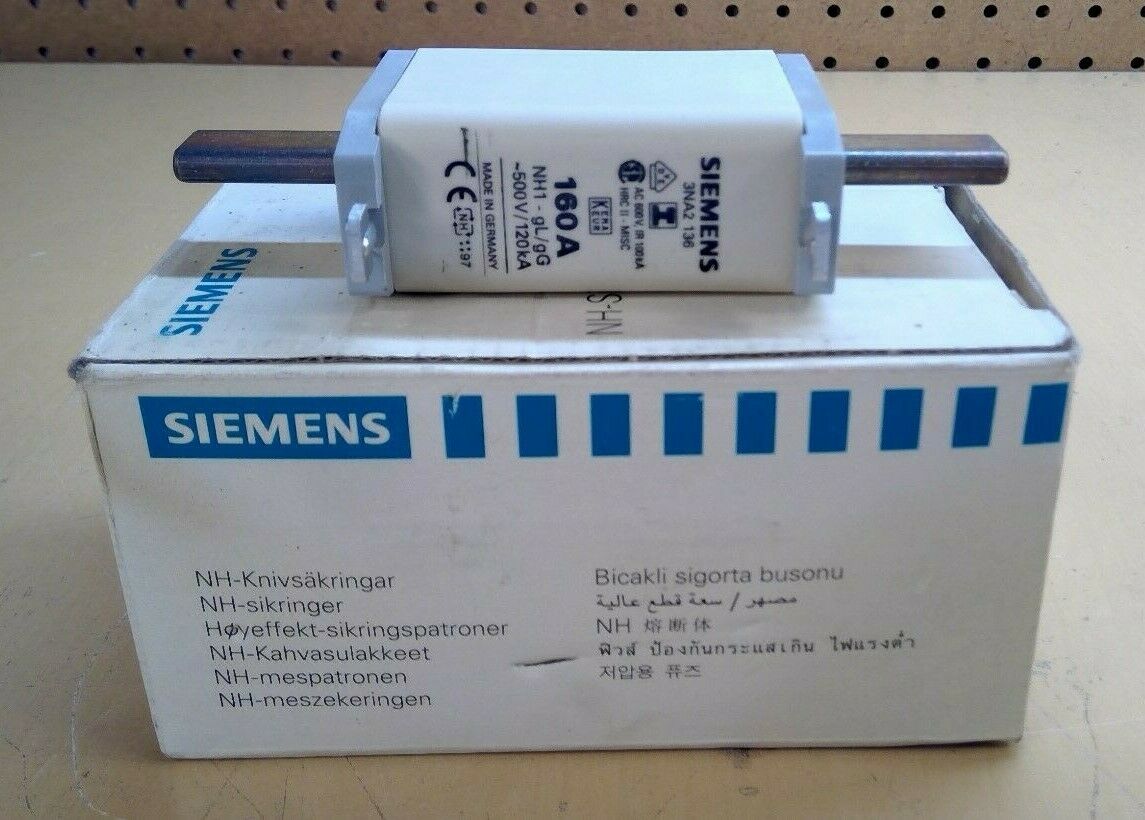 SIEMENS 3NA2 136 - LV HRC- FUSE LINK     (Box of 3)                           4C